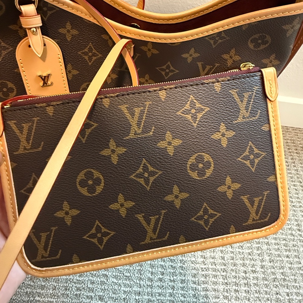 Louis Vuitton CarryAll PM Brown and Tan Monogram Hobo Bag - Picture 5 of 11